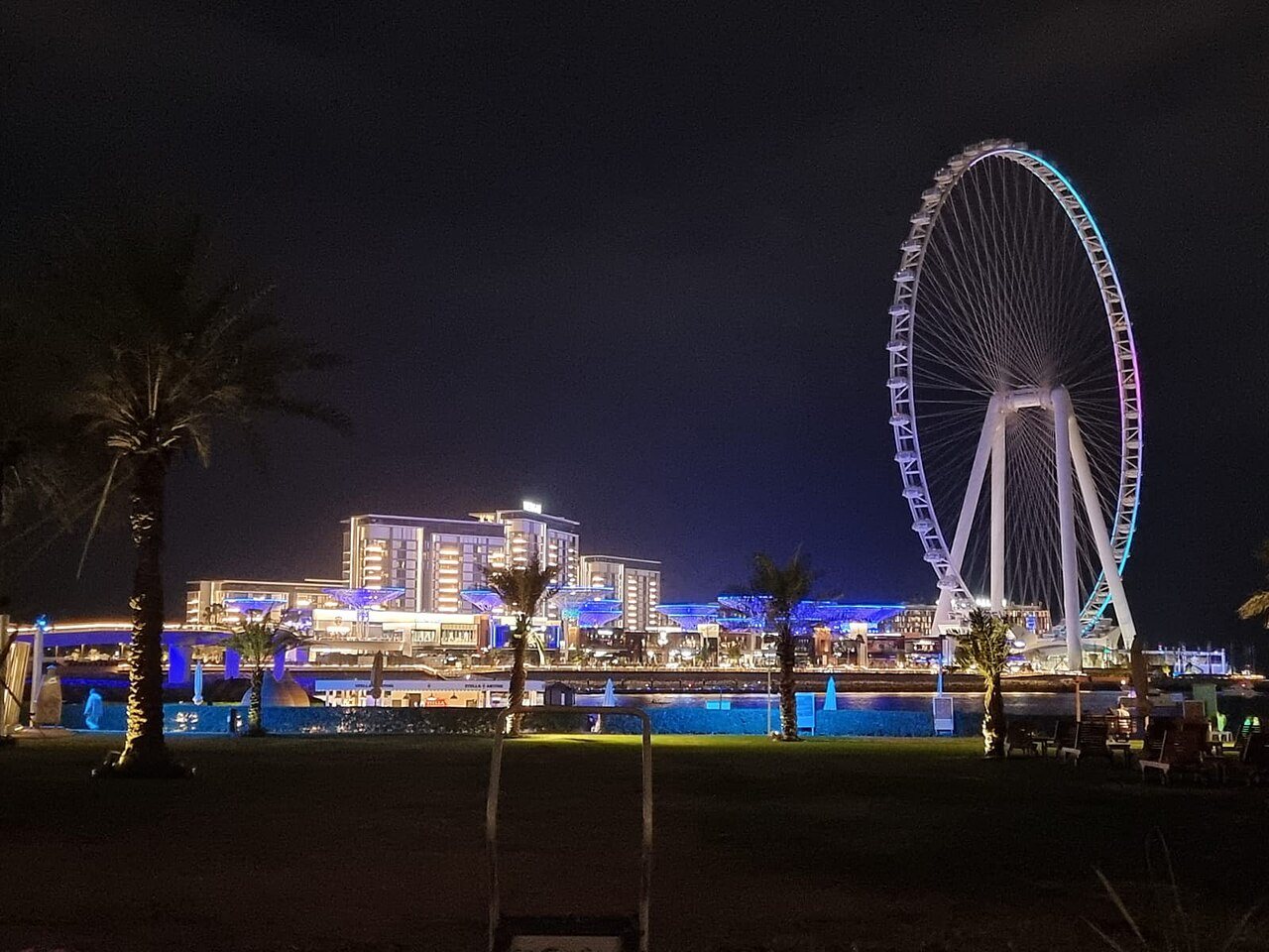 Bluewaters Island and Ain Dubai; nearby setting for Madame Tussauds, not the museum interior