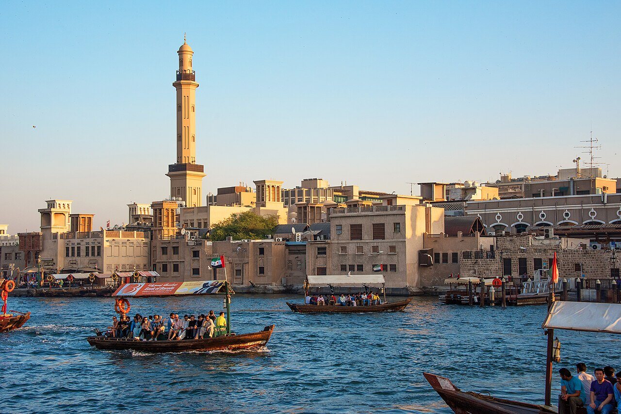 Dubai Creek scenery; the arts centre is on the Creek, but this is not a photograph of the centre
