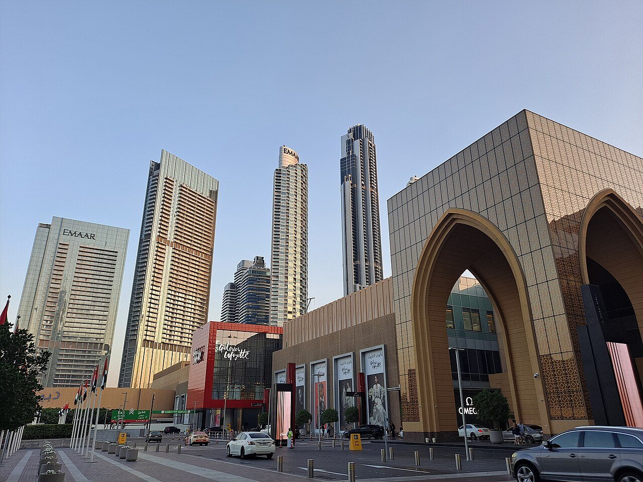 Dubai Mall exterior; ARTE Museum is inside the mall, and this is not its exhibition interior