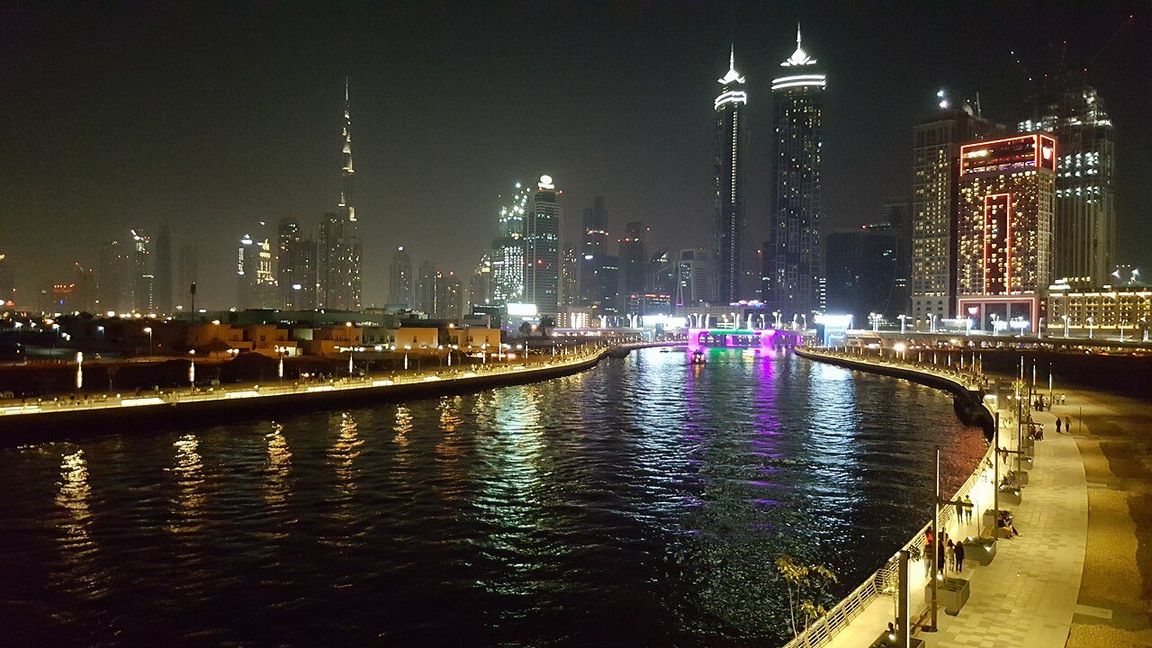 Dubai Water Canal in Dubai