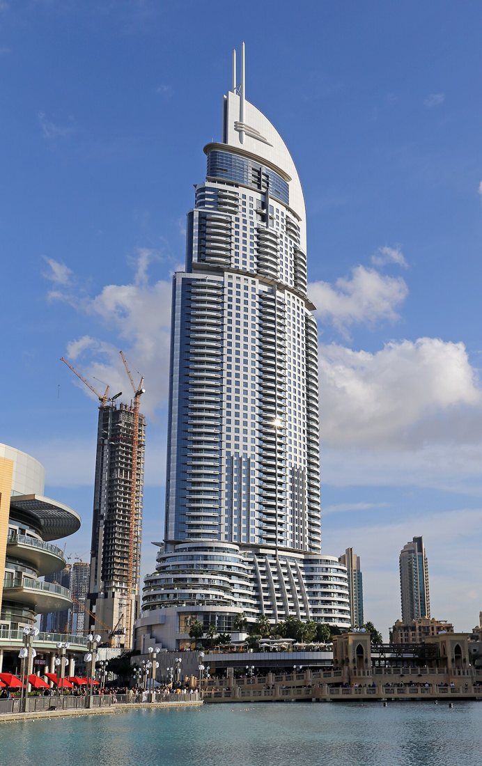 Address Downtown exterior (nearby Downtown scenery; not the Sky Views observatory)