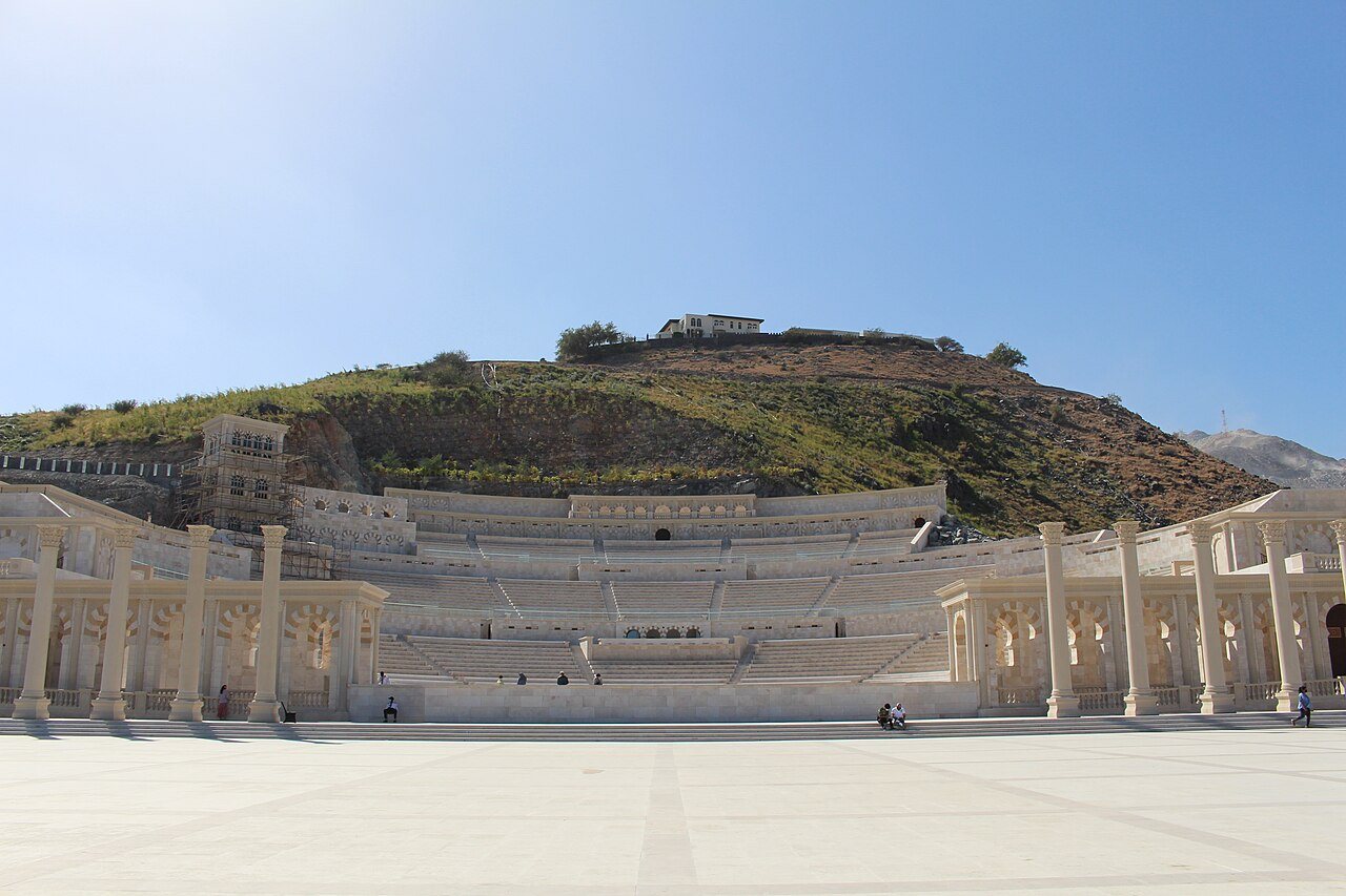 Khorfakkan Amphitheatre & Waterfall in Sharjah